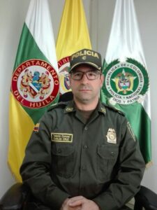 Coronel Carlos Alberto Cruz Romero, subcomandante del Departamento de Policía Huila.