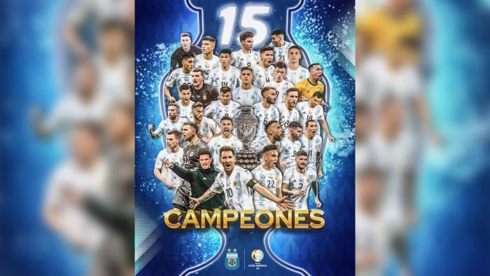 Argentina, Campeón de la Copa América 2021 • La Nación
