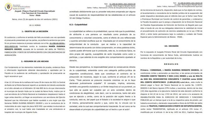 11 años de cárcel por transportar alijo de droga 7 14 agosto, 2021