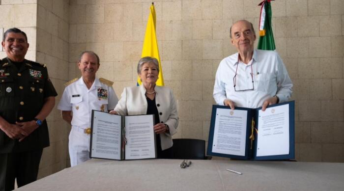 Colombia and Mexico signed a letter of intent to contribute to ‘total peace’ • La Nación