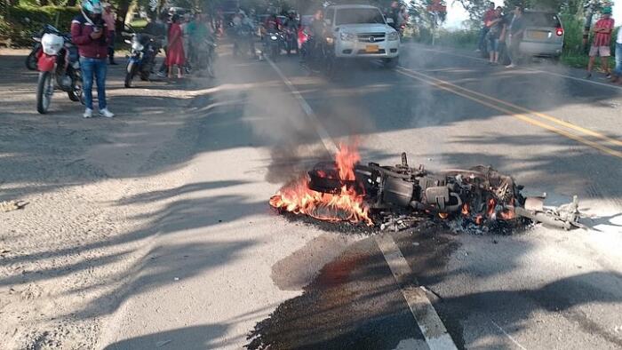 Estrello entre un carro y una moto cobró la vida de un hombre 9 4 diciembre, 2023