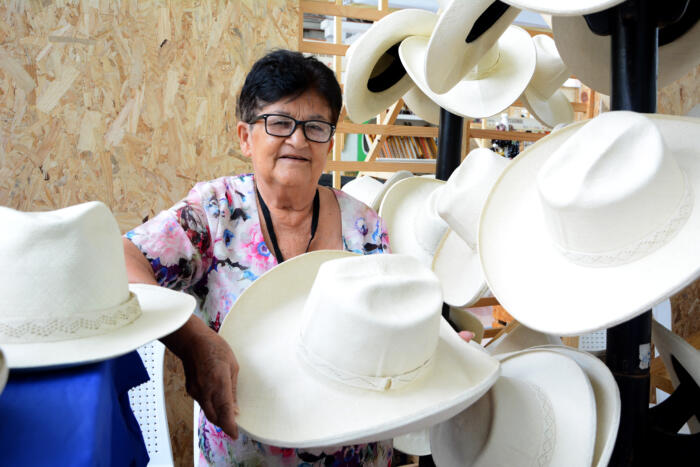 Los sombreros suaceños elaborados de iraca son típicos del Huila y más aún durante el Festival del Bambuco en San Juan y San Pedro.