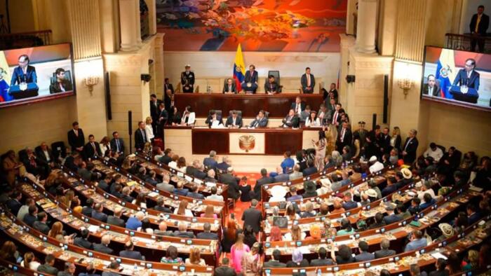 Instalación del tercer periodo legislativo del Congreso de la República.