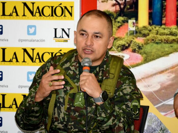 Coronel Henry Herrera Arenas, comandante de la Novena Brigada del Ejército. 