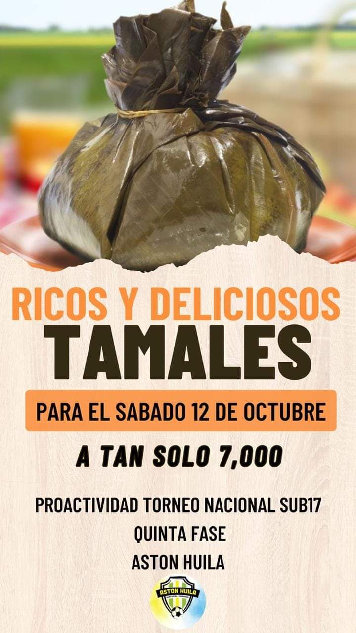 By selling tamales, Aston Huila is looking for resources to travel to Tunja • La Nación